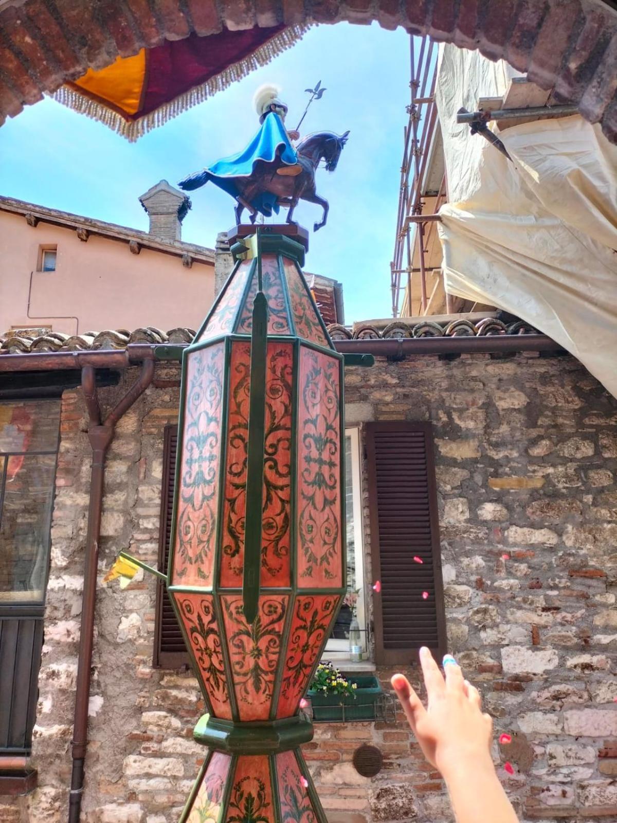 Casa La Rosa Gubbio Exterior foto